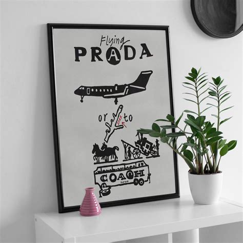 Flying prada or stick to coach print .